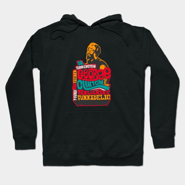 Psychedelic George Clinton - Tribute to the P-Funk Master! Hoodie by Boogosh